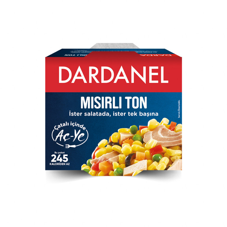 Dardanel TON BALIĞI MISIRLI 185 GR Sarper Market