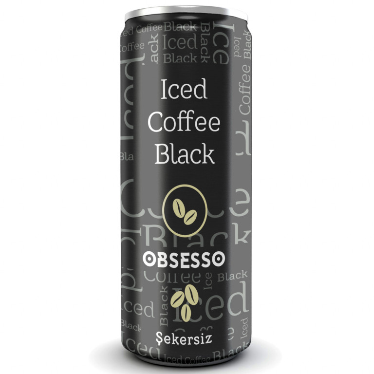 OBSESSO BLACK ŞEKERSİZ 250 ML Sarper Market