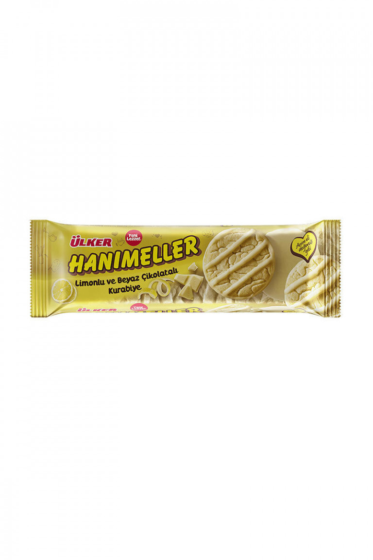 Ülker Hanımeller Kurabiye Limon Ve Beyaz Çikolata 138 Gr Sarper Market
