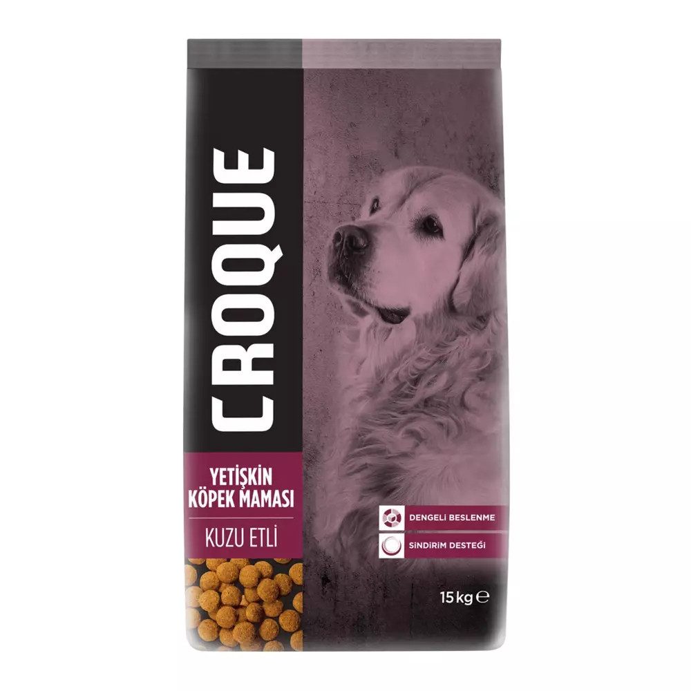 CROQUE KUZU ETLİ 15 KG YETİŞKİN KÖPEK MAMASI Sarper Market